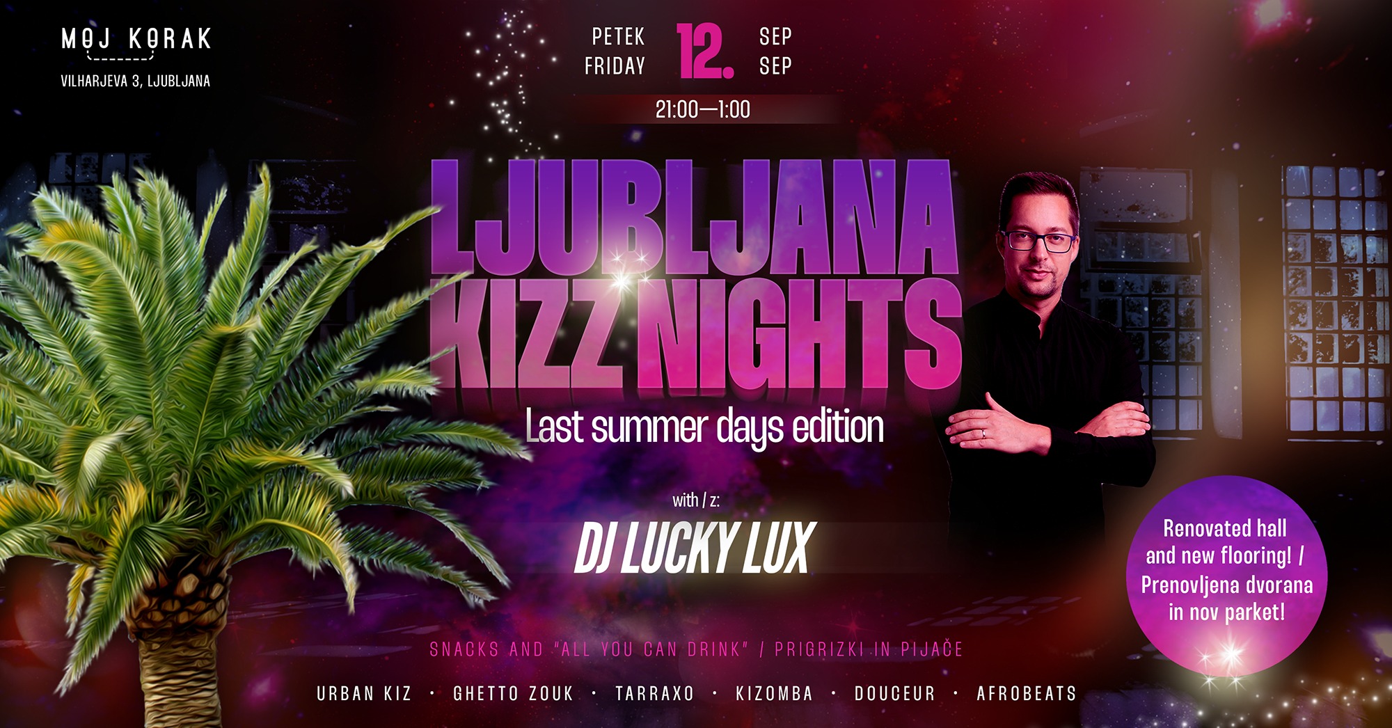 Ljubljana KIZZ Nights - Last summer days edition 12.09.2025