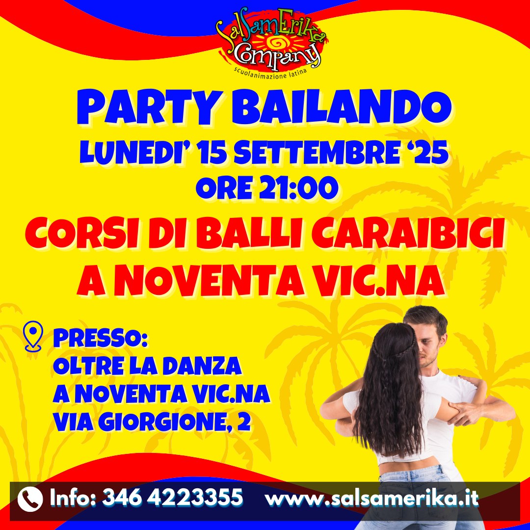 Corsi di Salsa e Bachata a Noventa Vicentina
