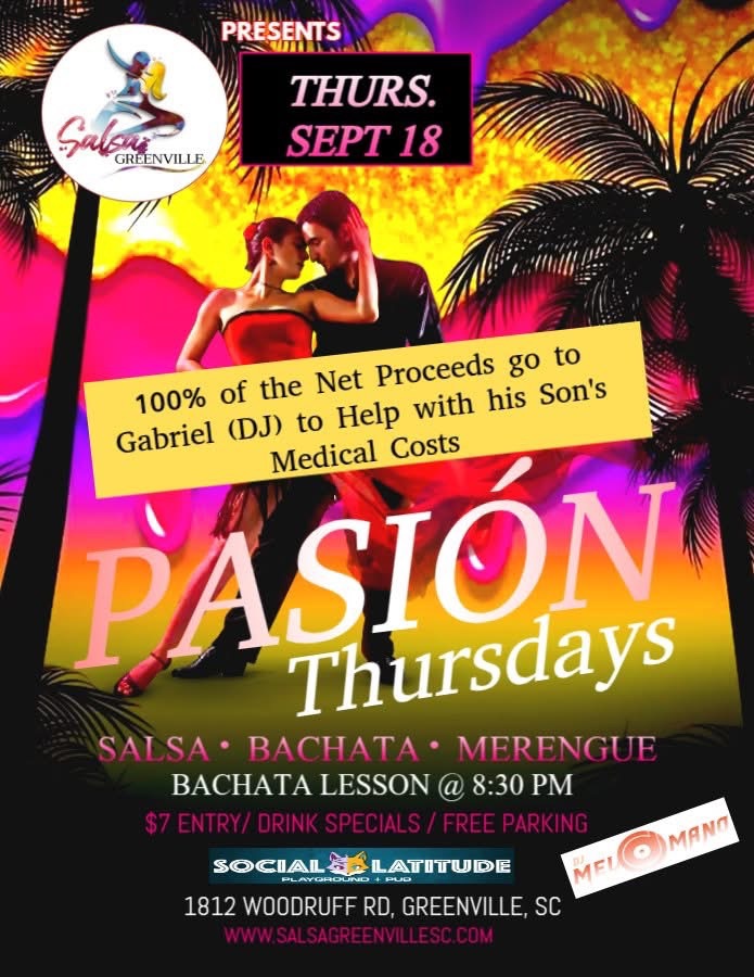 Fundraiser This Thursday at Pasión