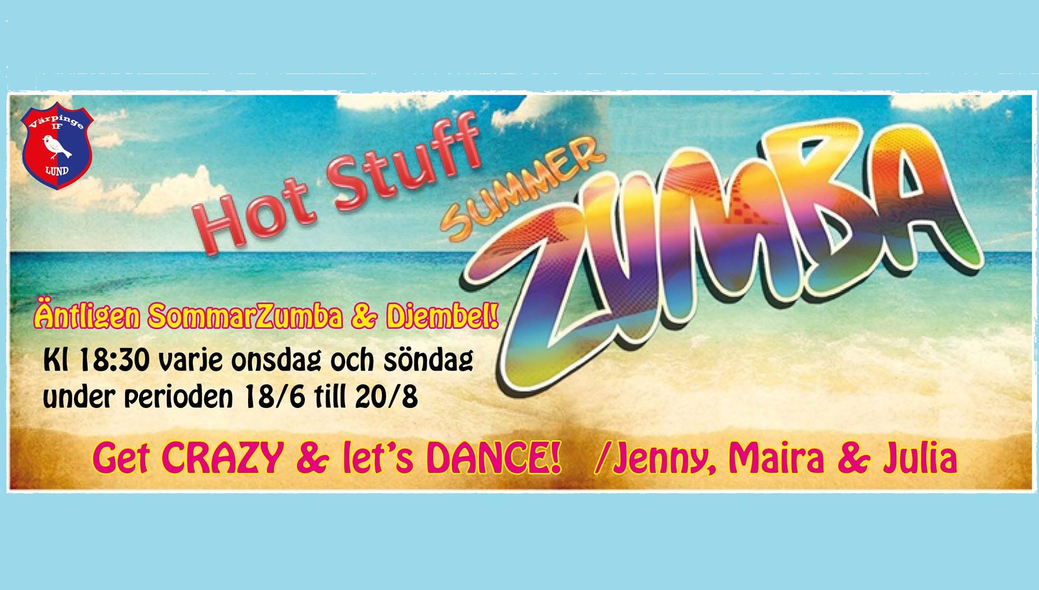 SommarZumba & Djembel på Fågelvallen