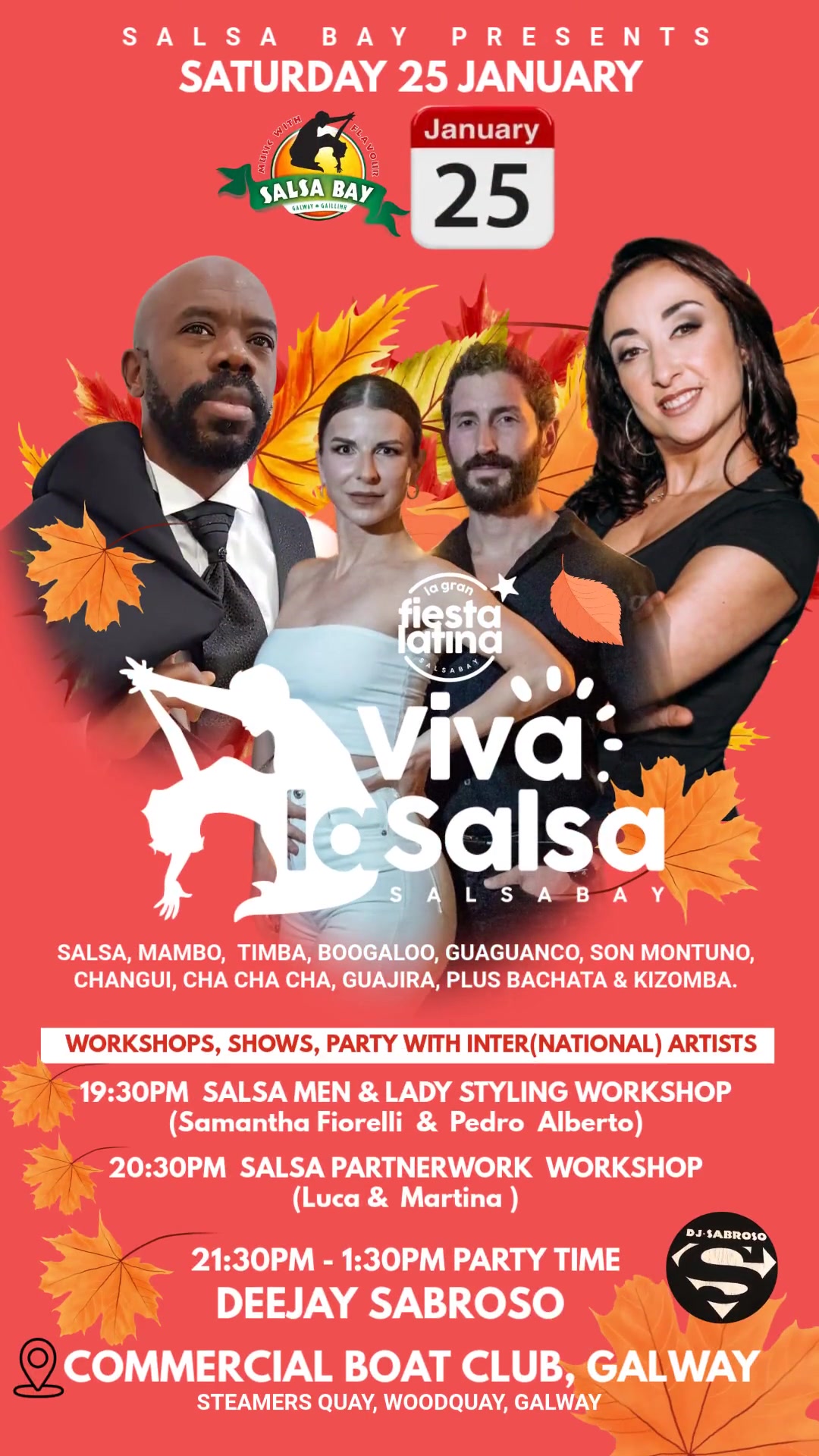 La Gran Fiesta Latina VIVA LA SALSA - 2025 (With InterNational Guest Teachers)