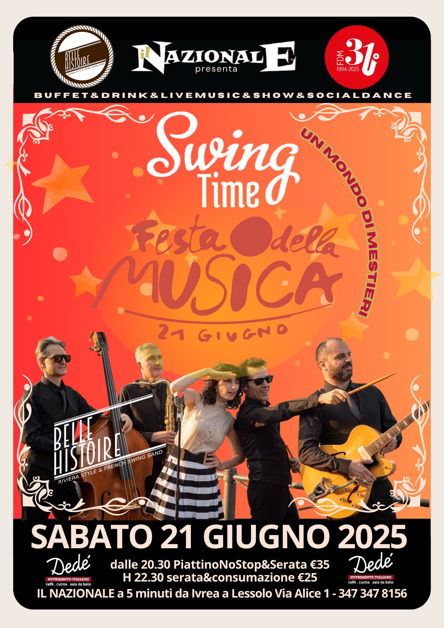 Swing Time al Nazionale dal 2012 🎭 Gala di fine stagione 🎭 Live Belle Histoire