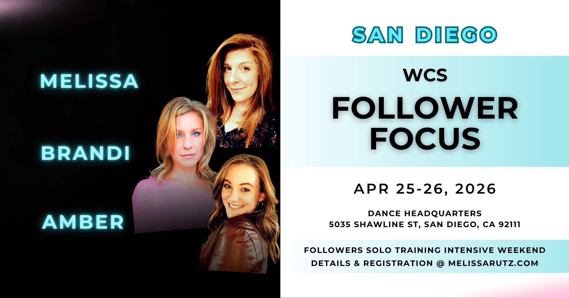 WCS Follower Focus Weekend Intensive San Diego