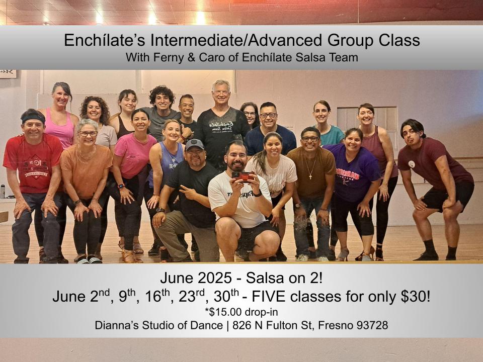 Int Adv SALSA ON 2 w Ferny & Caro of Enchílate!