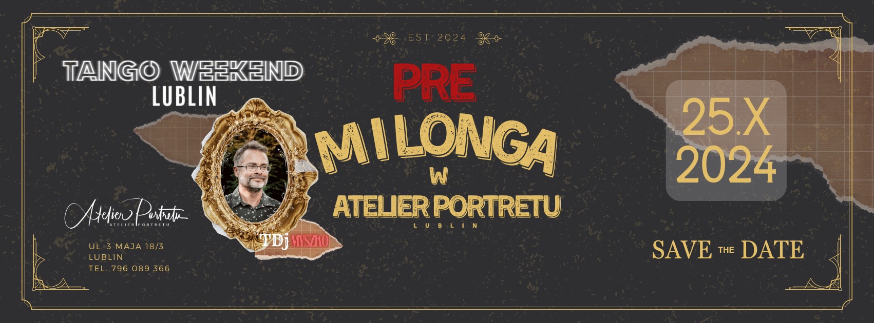 Tango Weekend Lublin - Pre Milonga w Atelier Portretu + zwiedzanie Perłowego Browaru