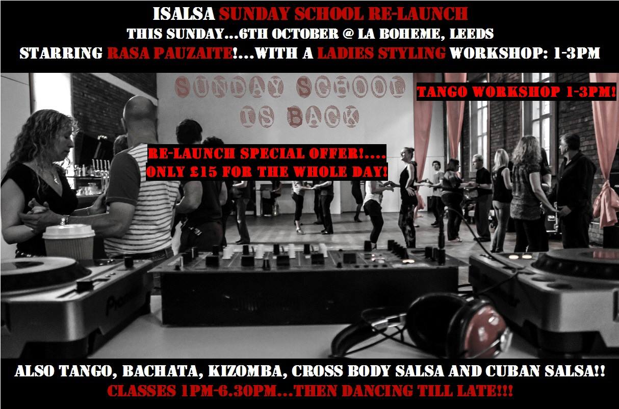 iSalsa Sunday School is Back!!...AGAIN!...Re-Launch - 6 October 2013