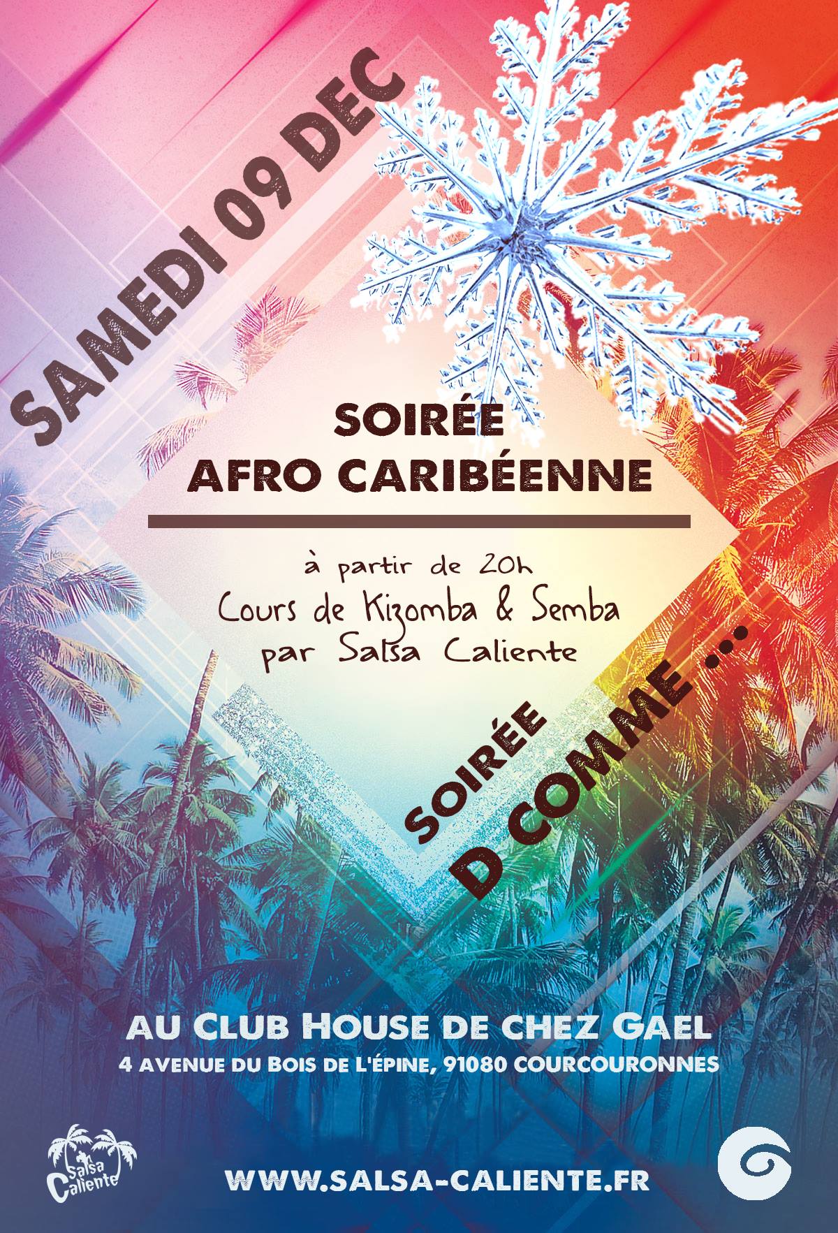 Soirée D comme..? Afro Caribbean Party by Salsa Caliente