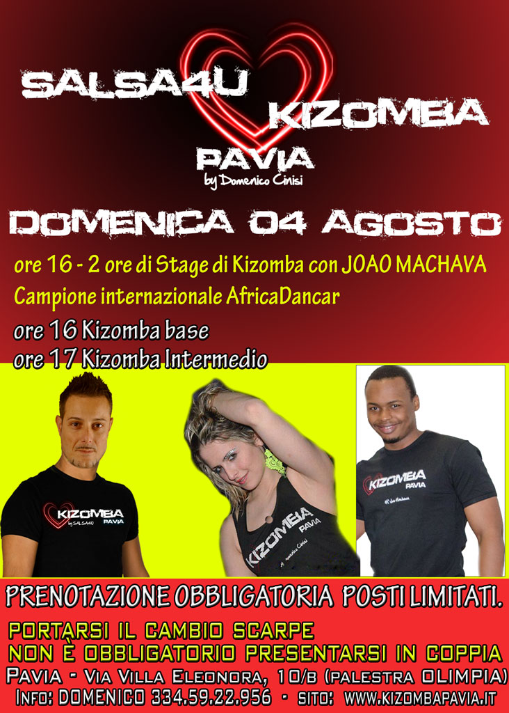 Stage Kizomba Con JOAO MACHAVA