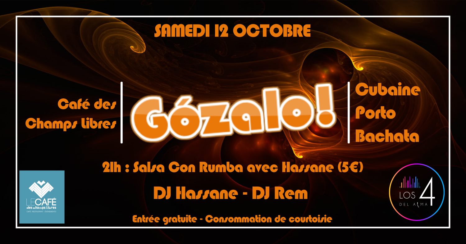Gózalo ! - Soirée Cubaine Porto Bachata - Octobre 2019