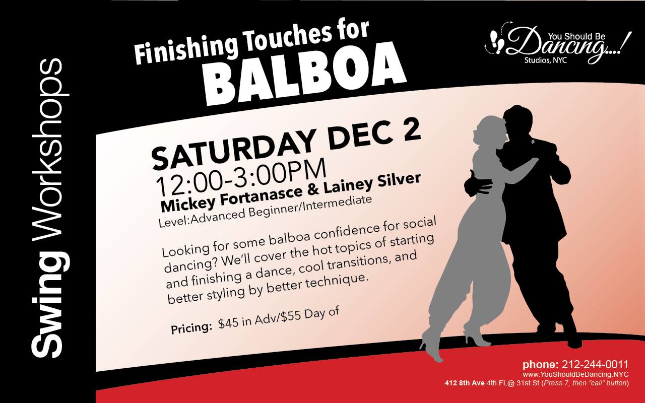 Finishing Touches for Balboa with Mickey & Lainey