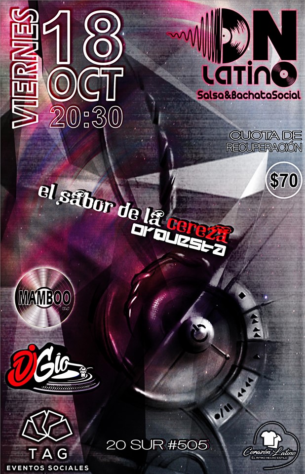 Viernes de ONLatino Salsa&Bachata Social 18 OCT