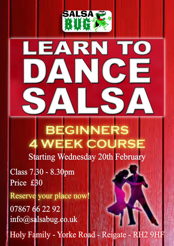 Learn to Dance Salsa 4 Week Course in Reigate