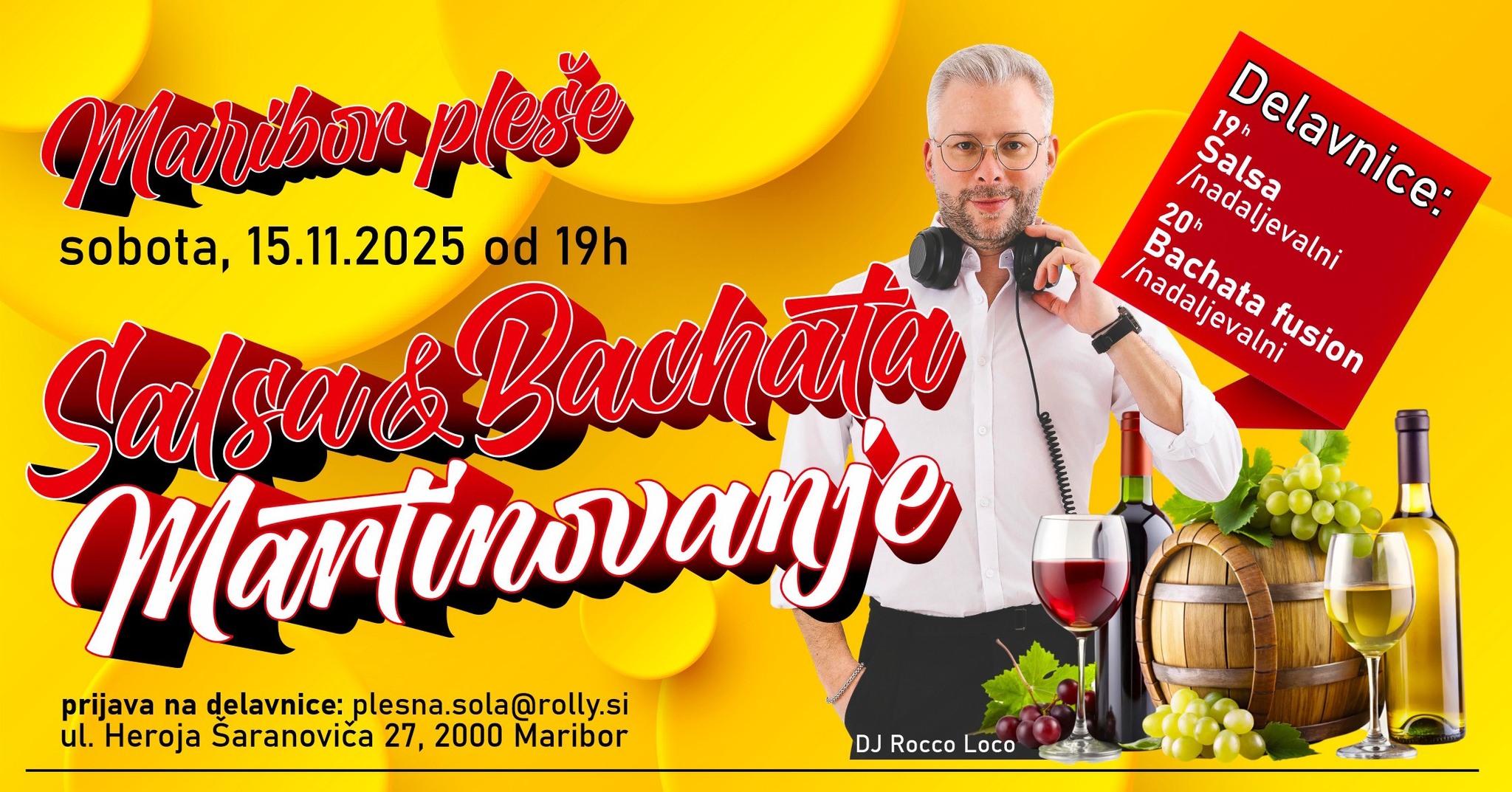 Salsa & Bachata MARTINOVANJE -15. November