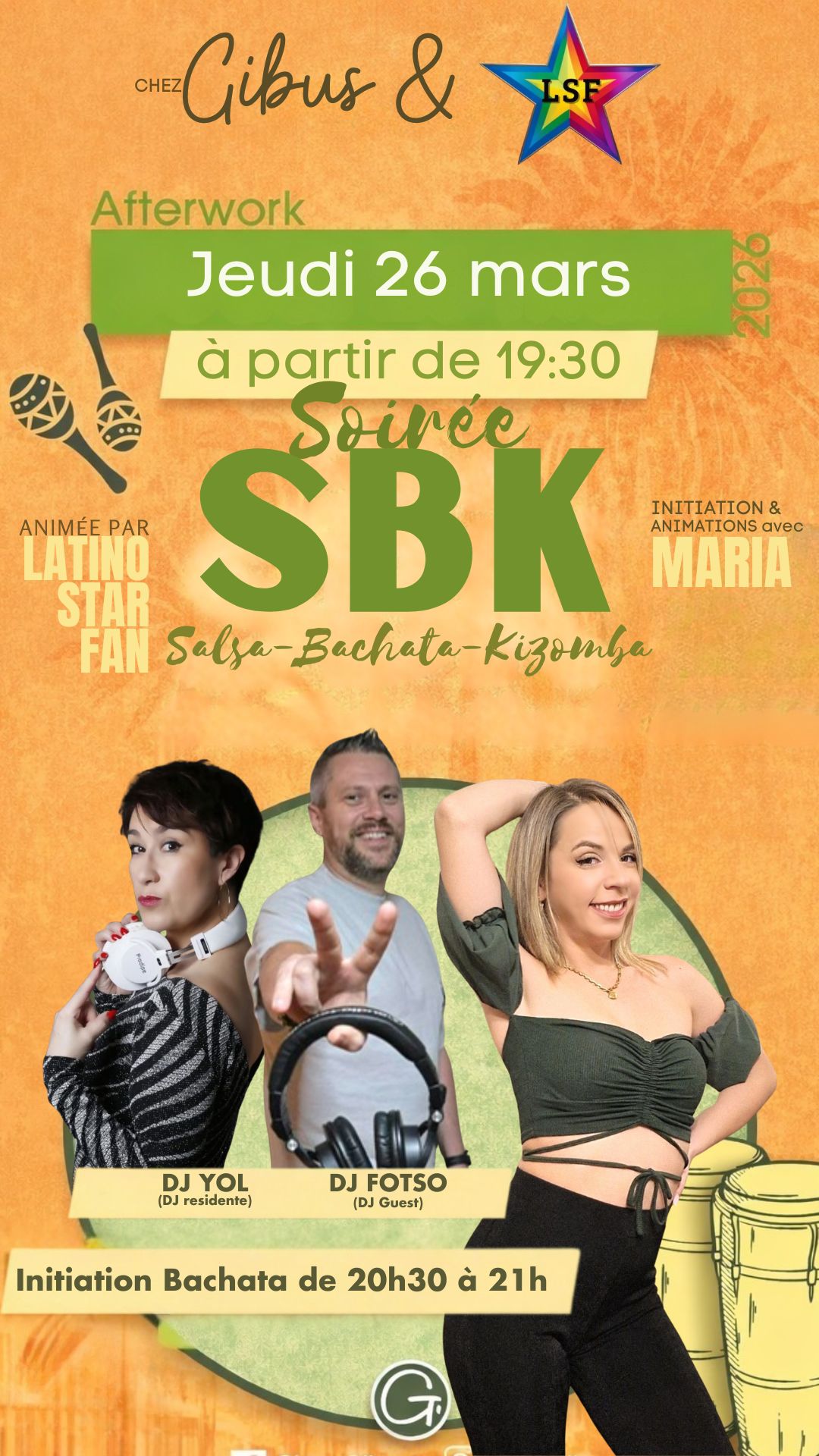 Soirée Latine SBK chez Gibus by LSF