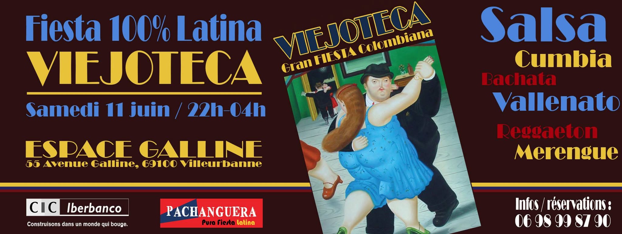 Sam 11 juin Gran Fiesta Colombiana Espace Galline