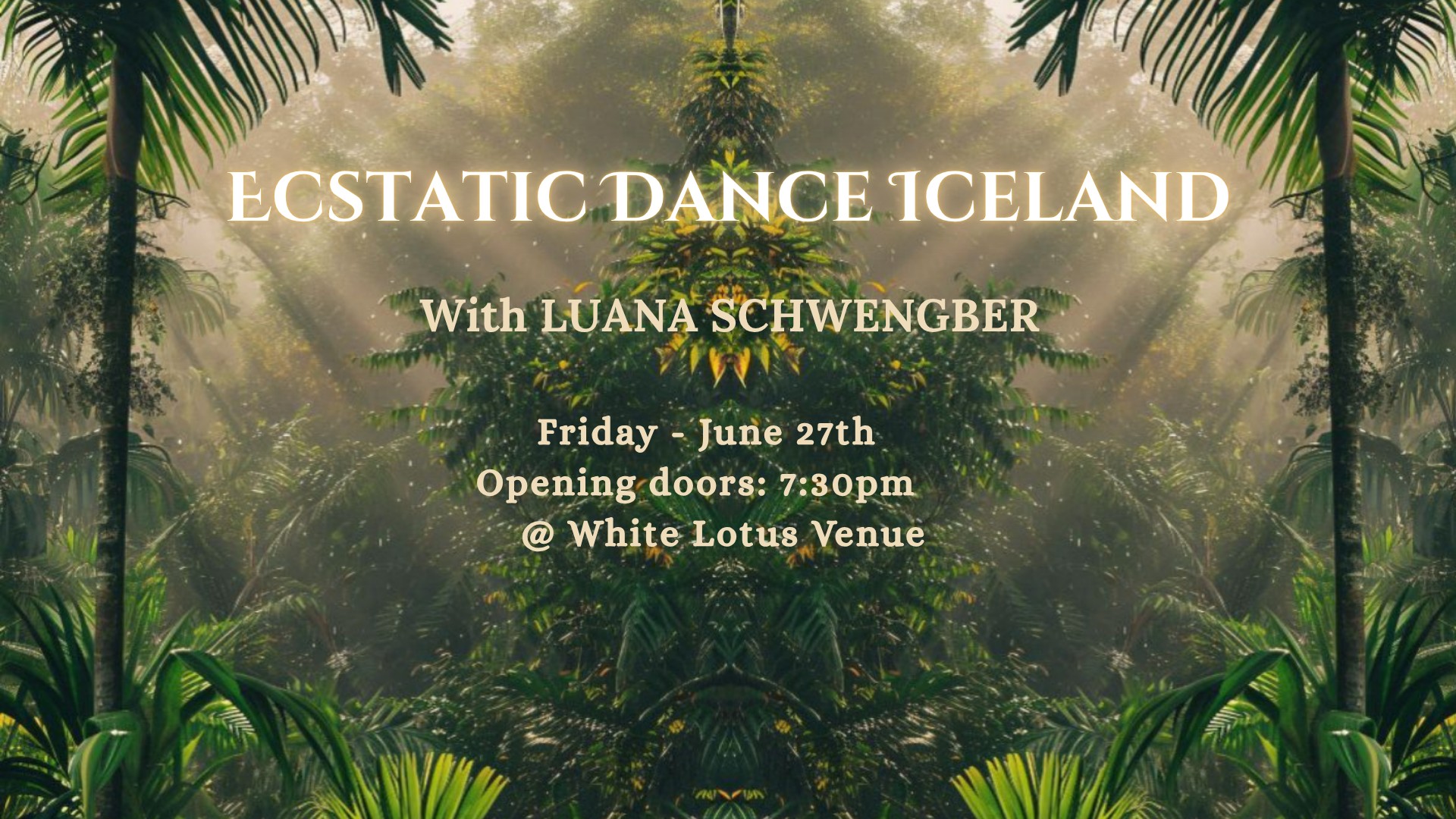 Ecstatic Dance Iceland w Luana