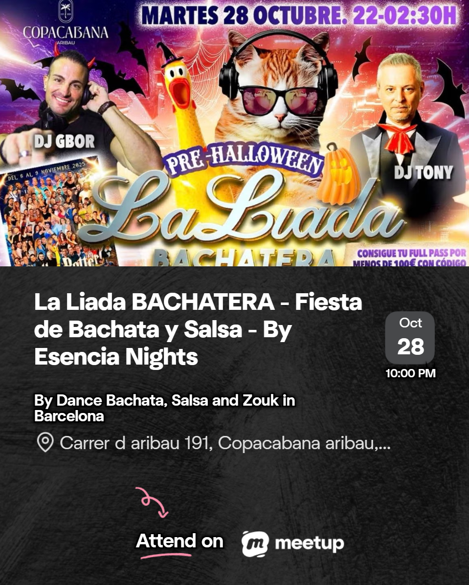 La Liada BACHATERA - Fiesta de Bachata y Salsa - By Esencia Nights