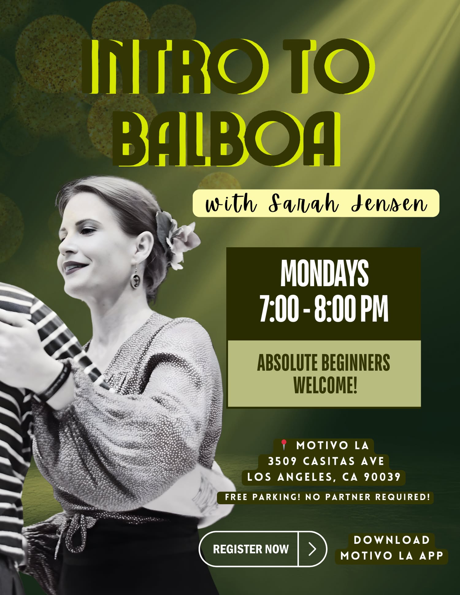 Balboa Level 1: Intro Series May 4, 11, 18, 25
