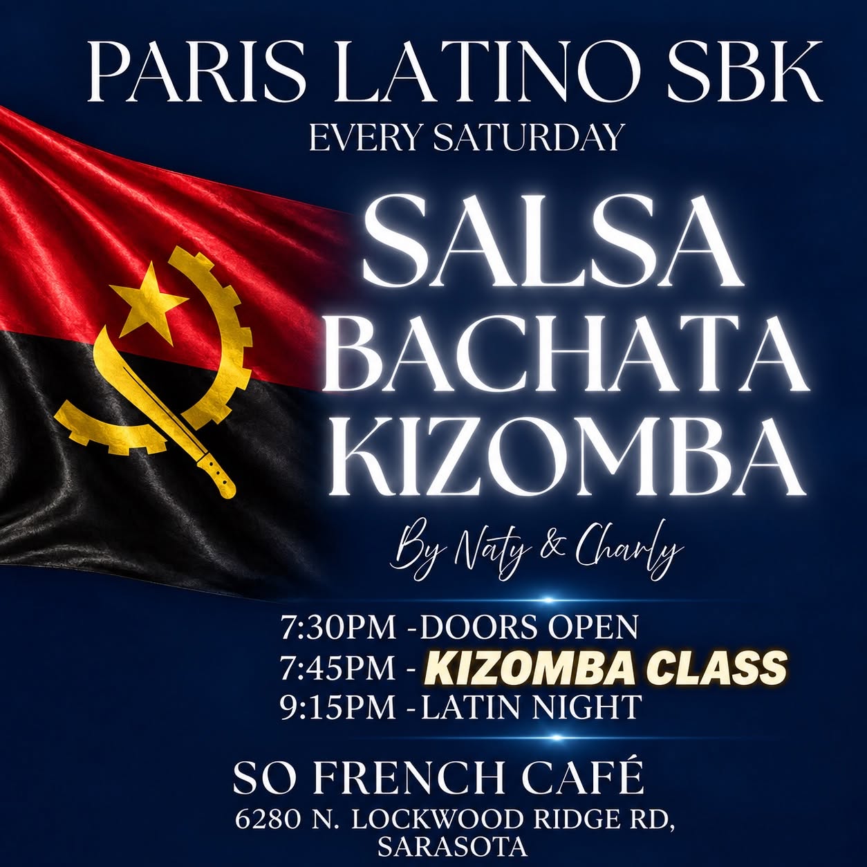 💃🕺 LATIN NIGHT+ KIZOMBA class= PARIS LATINO 🔥
