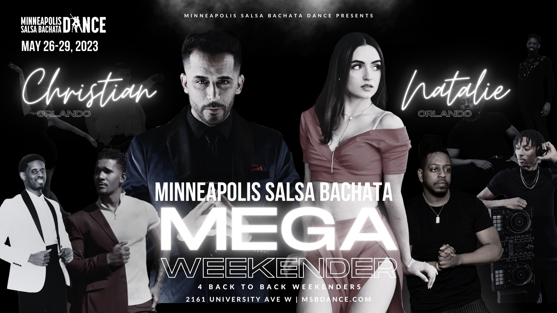 MINNEAPOLIS SALSA BACHATA MEGA WEEKENDER 4 CHRISTIAN & NATALIE