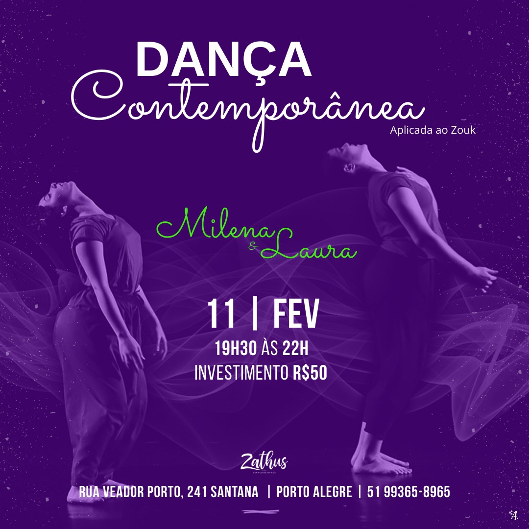 Dança Contemporânea Aplicada ao Zouk