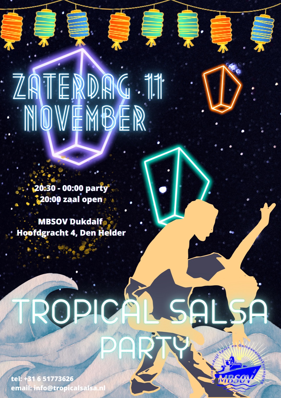 Tropical Sint-Maarten Salsa party
