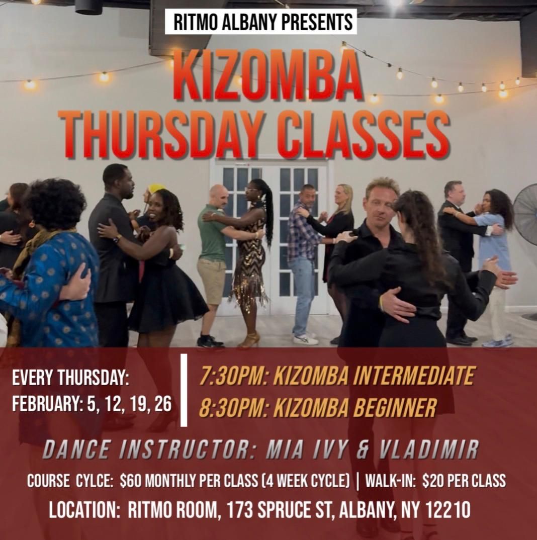 Kizomba Thursday Classes: February 2026 Cycle