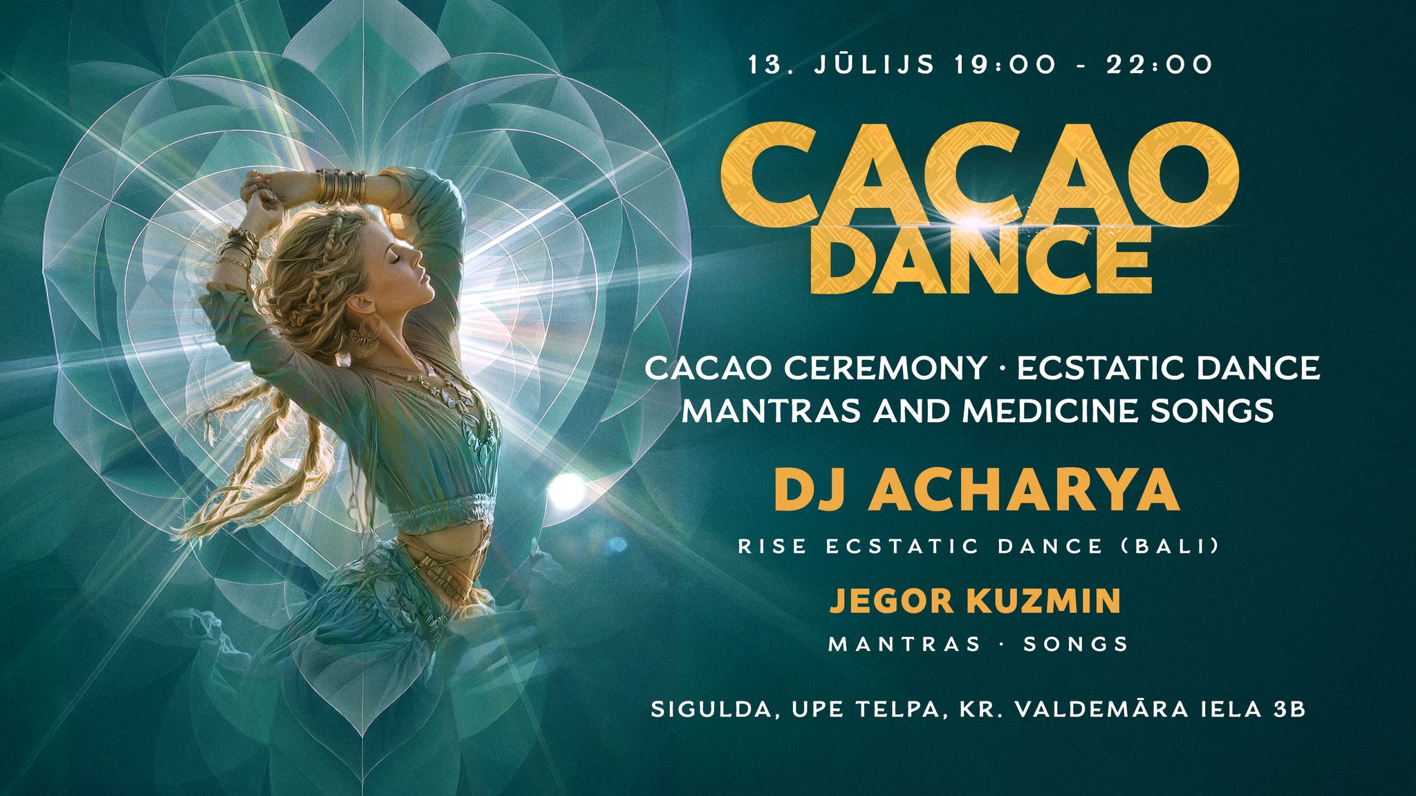 🌿 CACAO DANCE Sigulda Edition