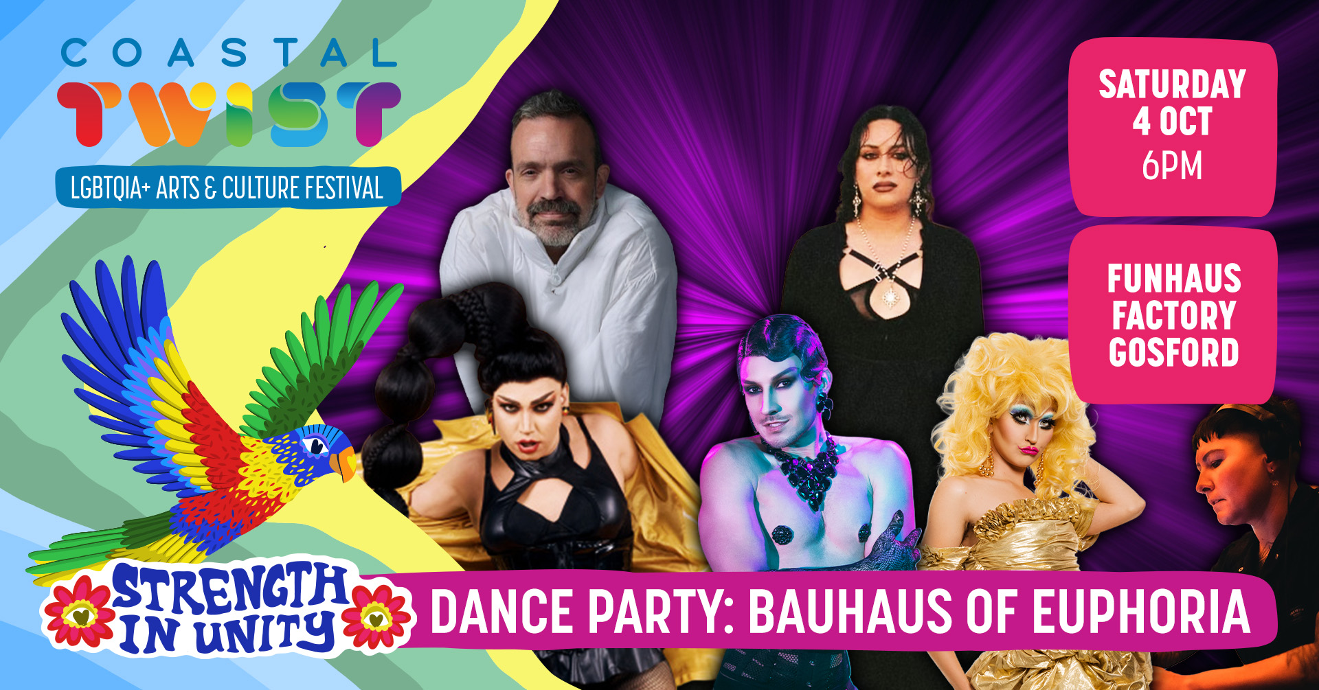 DANCE PARTY: BAUHAUS OF EUPHORIA - COASTAL TWIST FESTIVAL