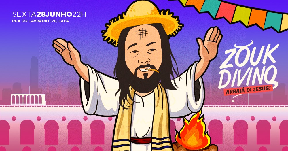 Zouk Divino, Arraiá di Jesus - Esperamo ocês tudo lá!