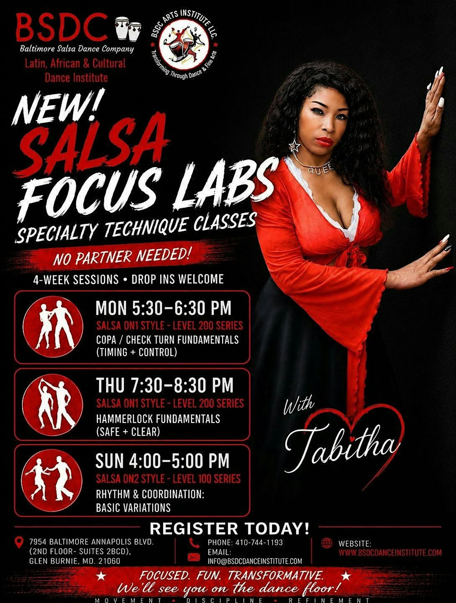 Salsa Focus Lab (Level 100 series On2): Rhythm & Coordination, Basic Vari