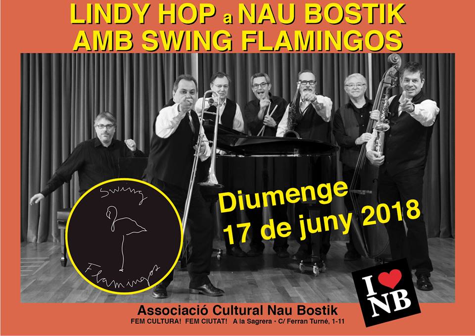 Swing Flamingos a la Nau Bostik