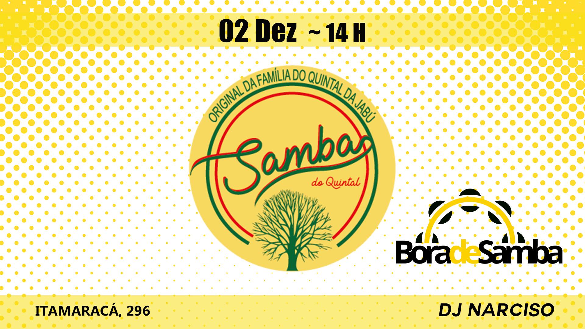 Samba do Quintal ● Bora de Samba ● Dj Narciso ● 02 12