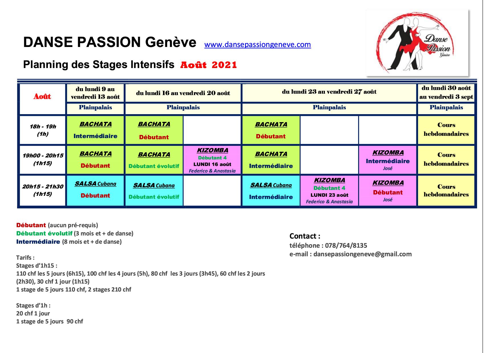 Stages d'été Bachata & Salsa
