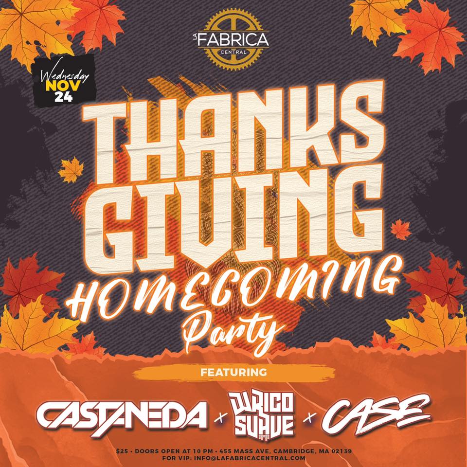 “Pre Thanksgiving Homecoming party”
