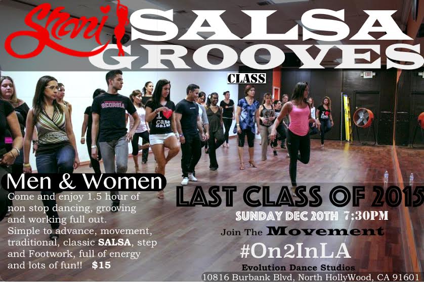 The Last Salsa Grooves Of 2015 - Sunday, December 20th