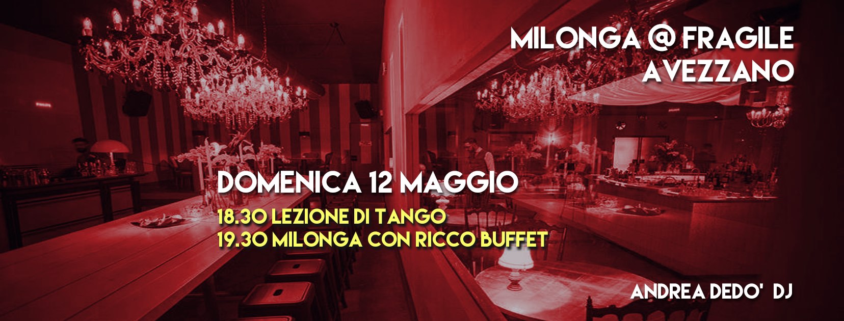 Milonga al Fragile! Lezione + Ricco Buffet! Avezzano