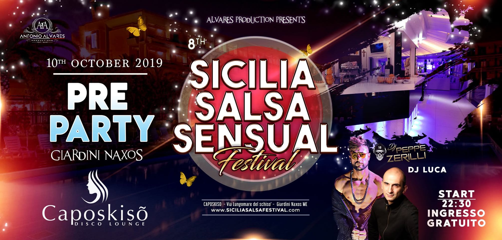 Pre-Party Sicilia Salsa Sensual Festival 2019