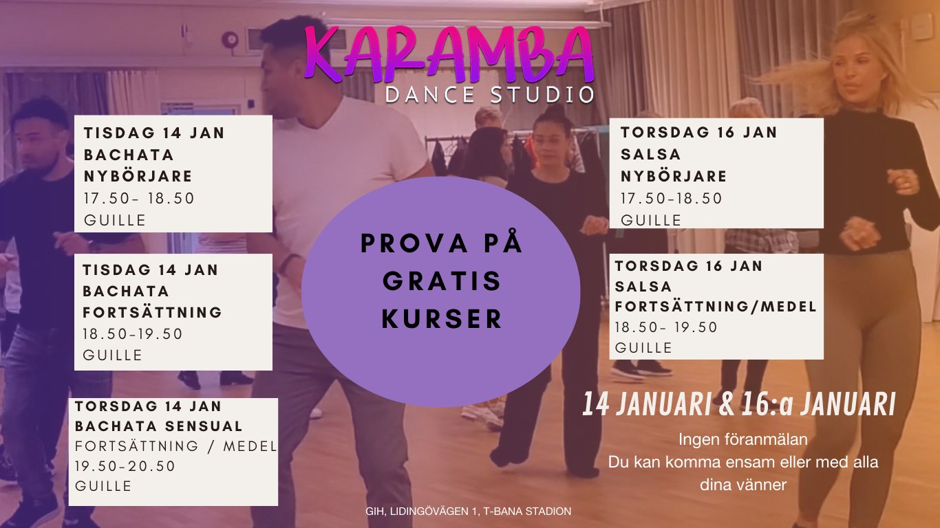 ⭐GRATIS prova på⭐ Öppethus på KarambaDS. Ingen föranmälan✅