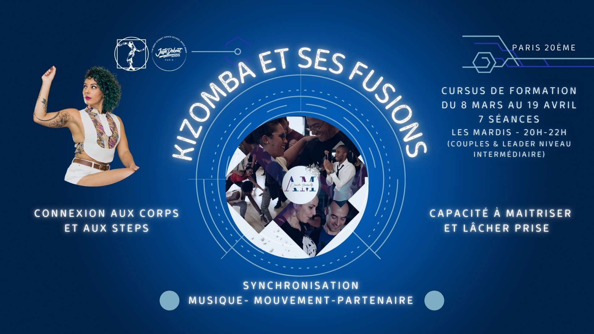 KIZOMBA & FUSION - niveau intermédiaire avec Anaïs Millon