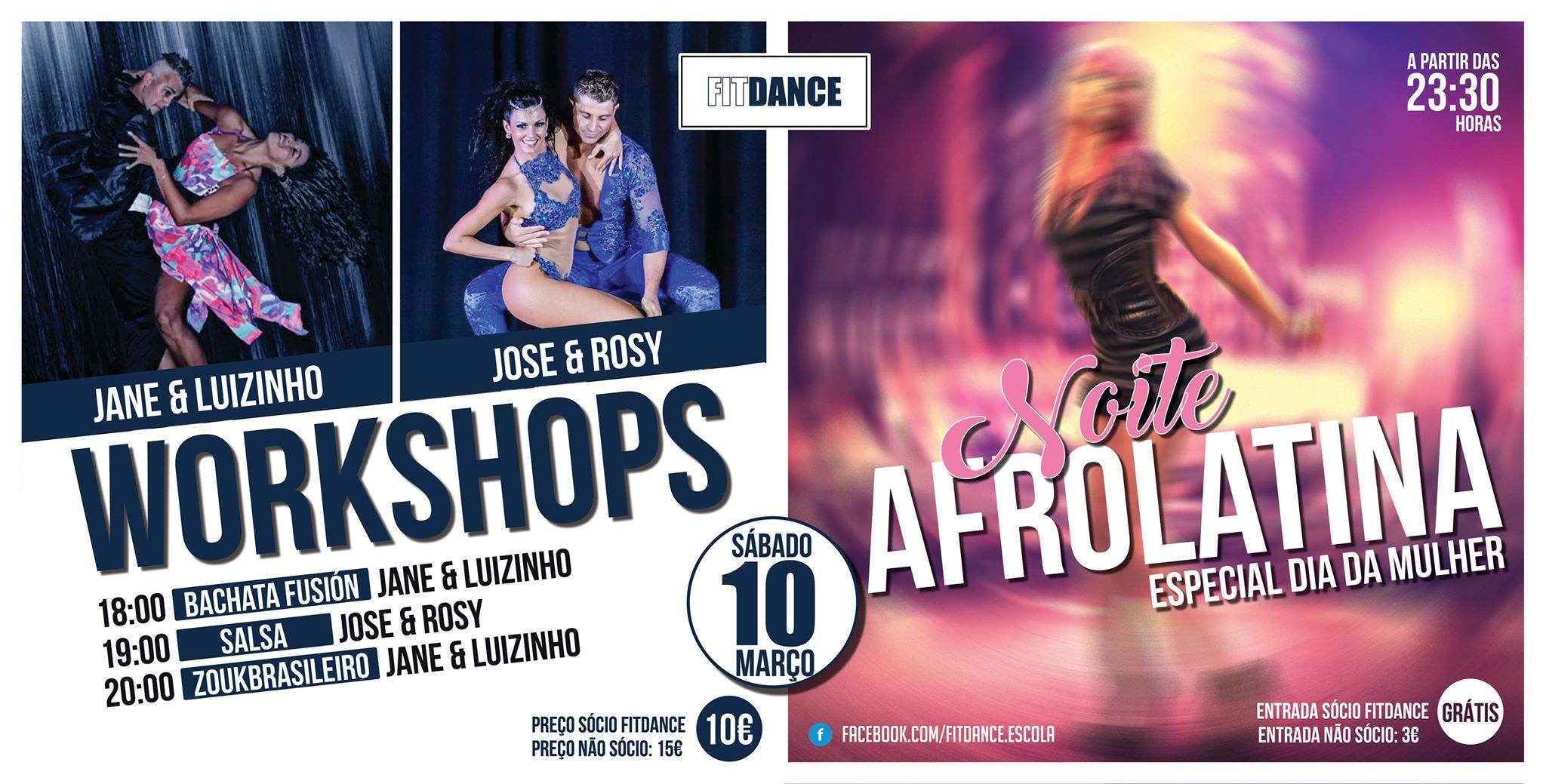Workshops e Noite Afrolatina