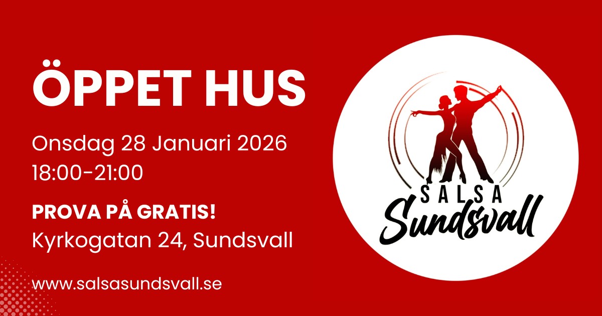 Öppet Hus på Salsa Sundsvall 💃✨