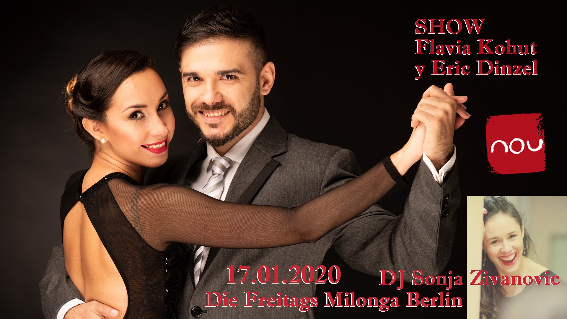 Die Freitags Milonga Berlin ◦◦◦ SHOW Flavia y Eric & DJ Sonja