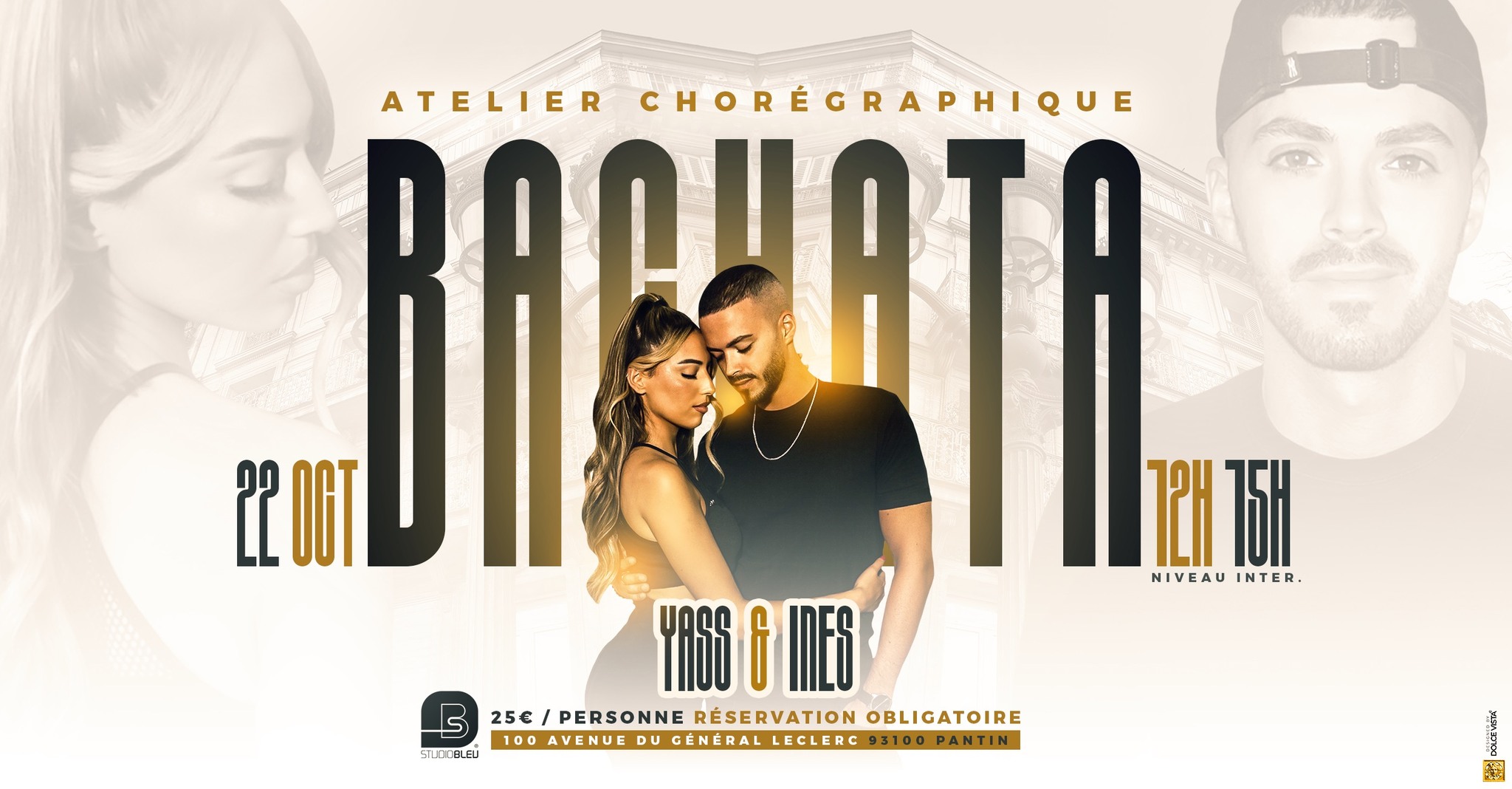 Atelier Chorégraphique Bachata - Yass et Ines - 22 Octobre