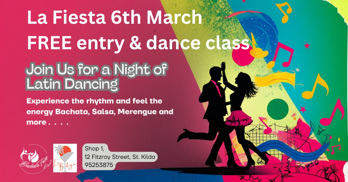 LA FIESTA Bachata Fever Friday Night Social Dancing