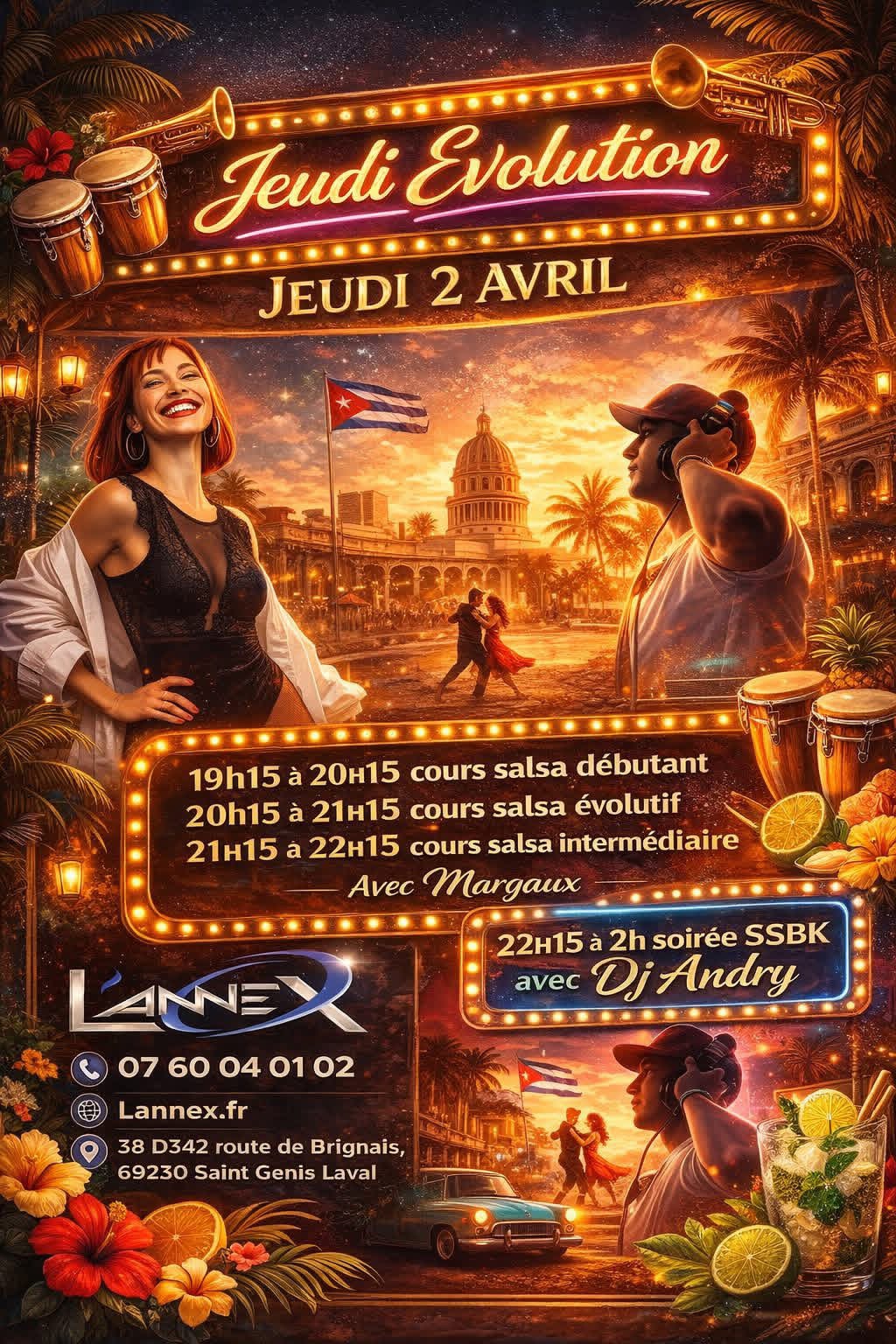 🔷JEUDI ÉVOLUTION🔷SPÉCIAL SALSA🔷avec MARGAUX❤️