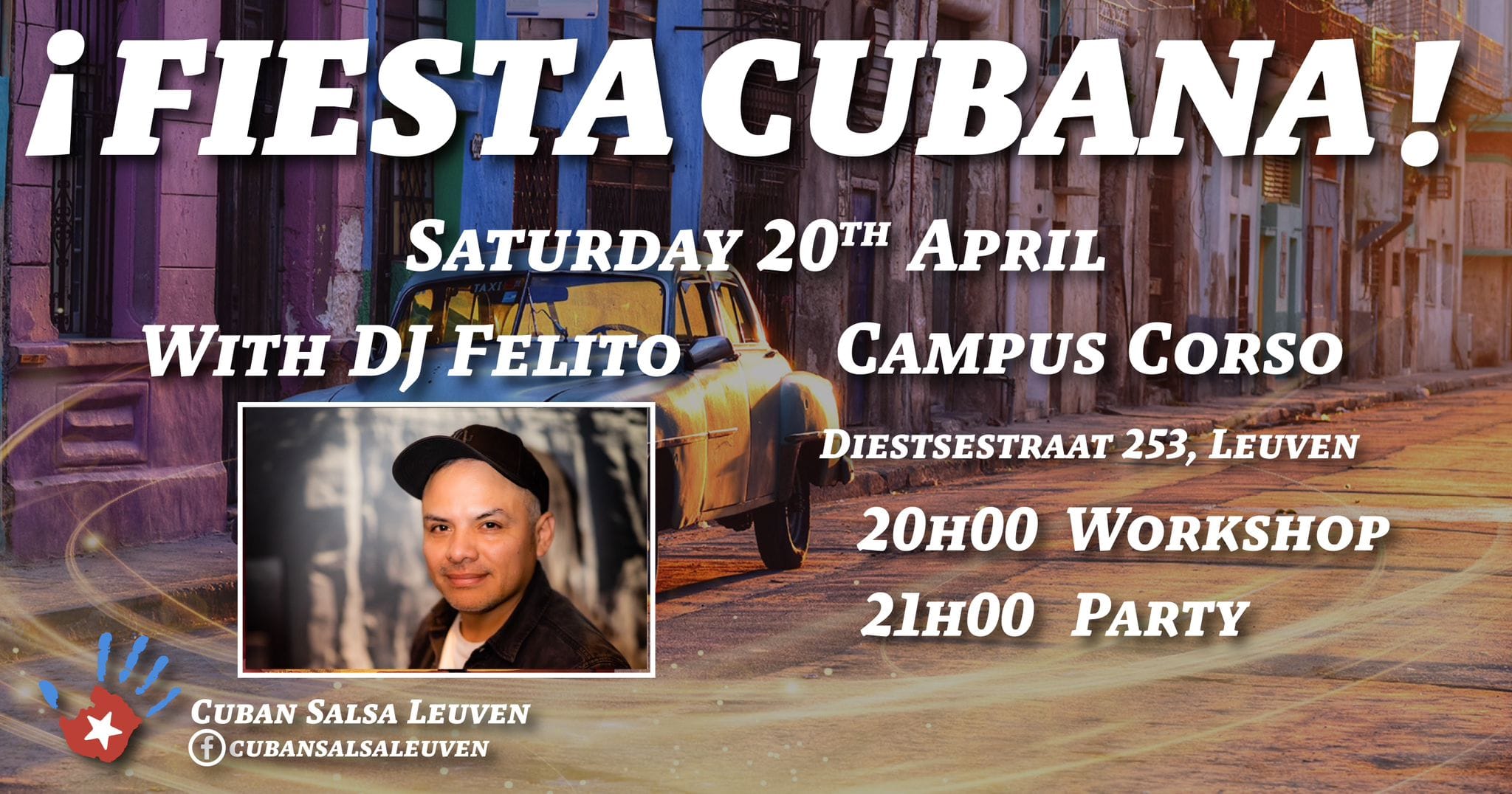 Fiesta Cubana with DJ Felito - Campus Corso!! π₯π₯π₯
