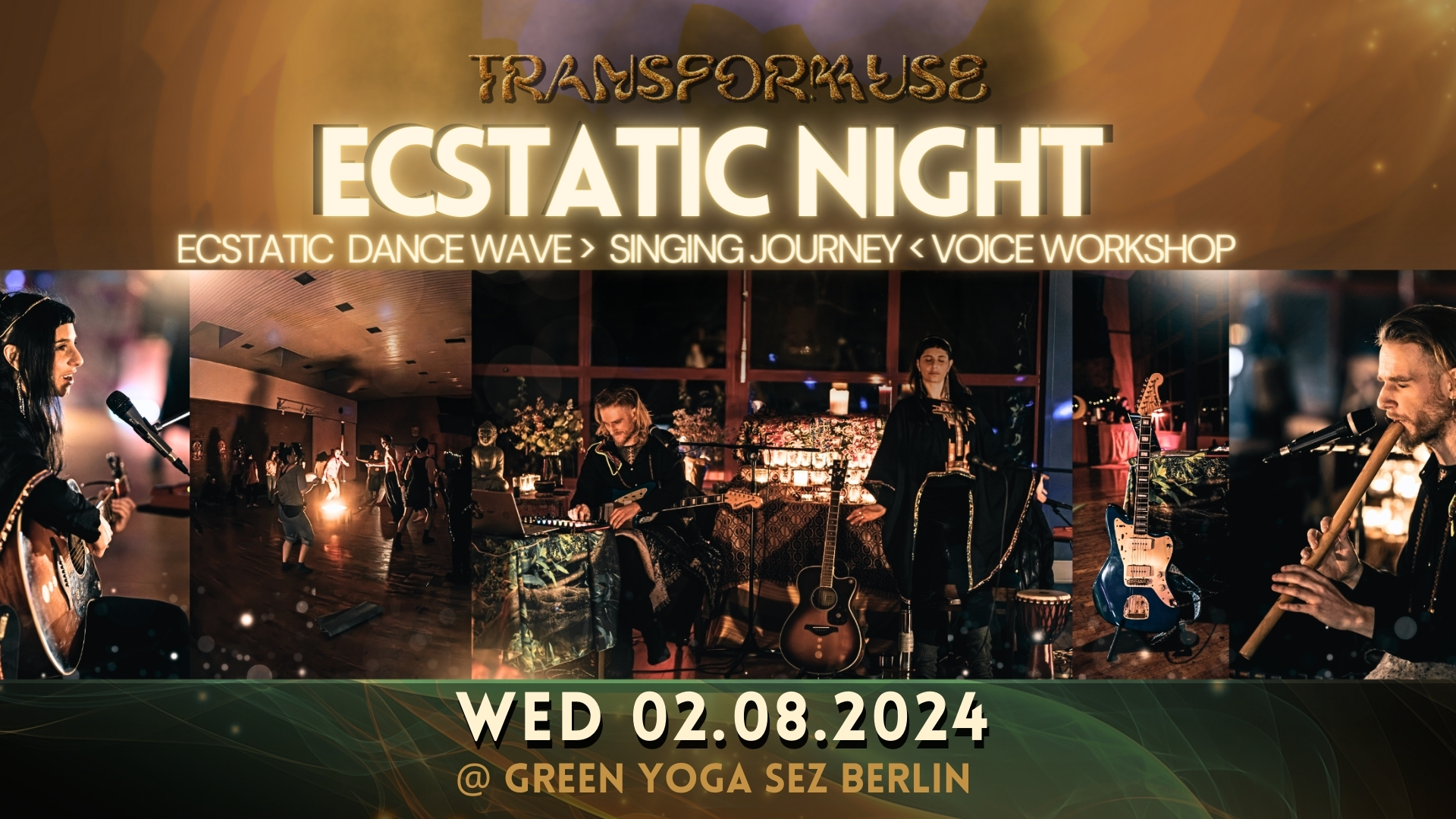 Ecstatic NIGHT 2.8 - "Sing&Dance"- DJ Dance Wave & Ecstatic Singing & VoiceMotion Workshop