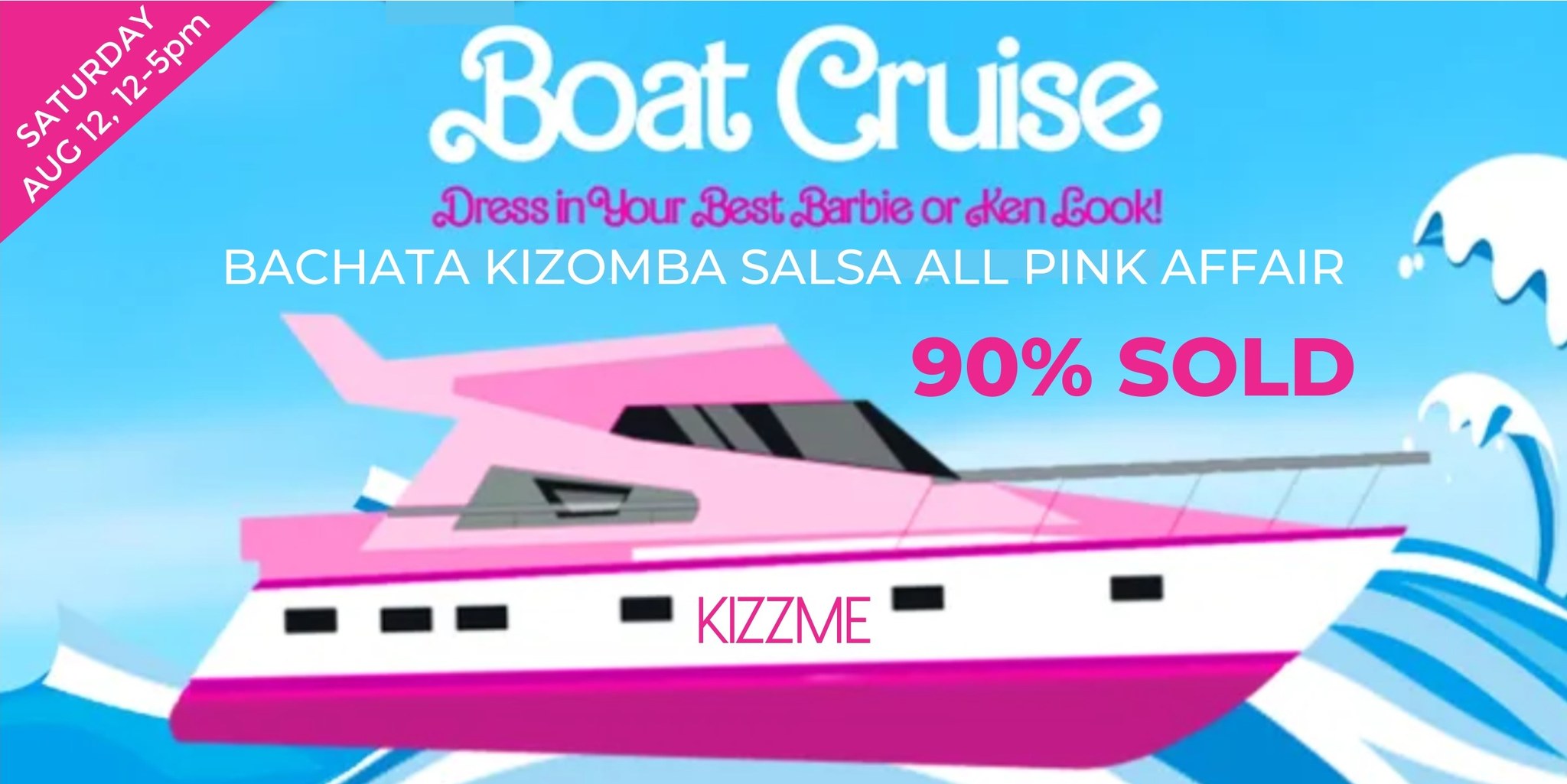 KizzMe Barbie & Ken All Pink Cruise Bachata Kizomba Salsa Dance Party