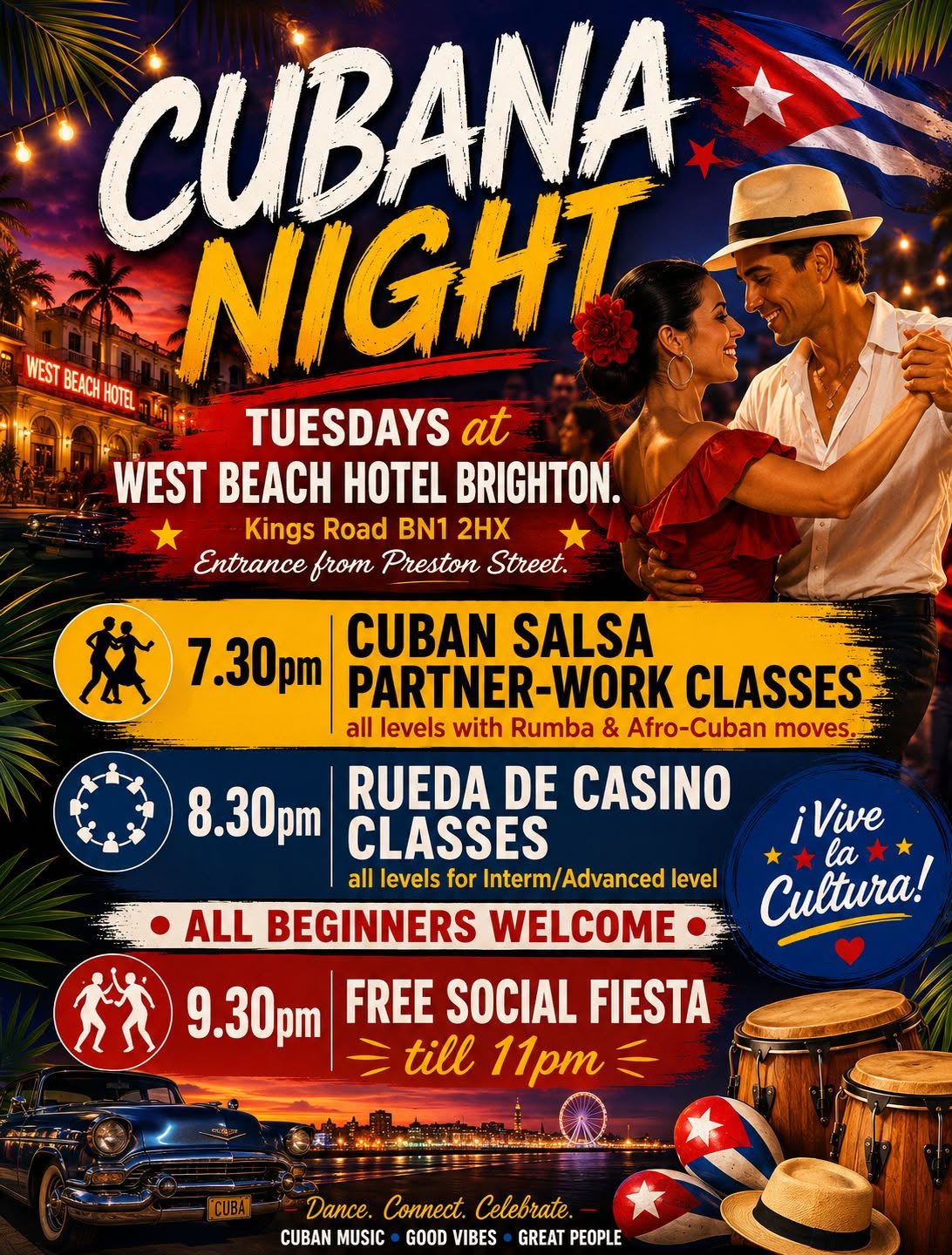 CUBANA NIGHT TUESDAYS BRIGHTON